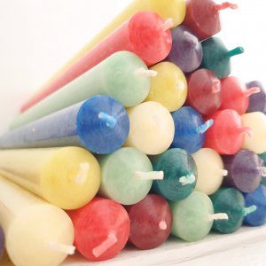St. Eval 7/8" x 10" Church Dinner Candles in 8 Colours