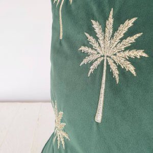 Miami Cushion Green Detail