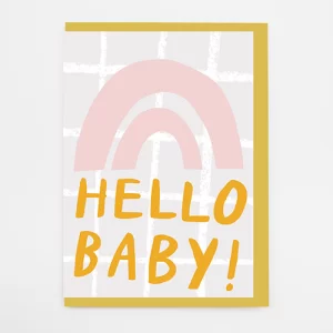 Hello Baby! Rainbow Card