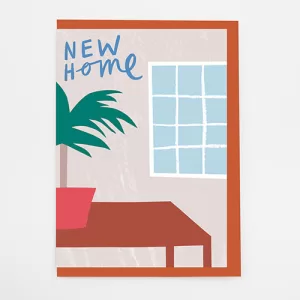 New Home Plant/Window Greetings Card
