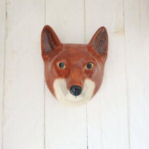 Fox Wall Vase by Quail Ceramics Small