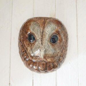 Tawney Owl Wall Vase Lg