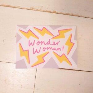 Wonder Woman Greetings Card