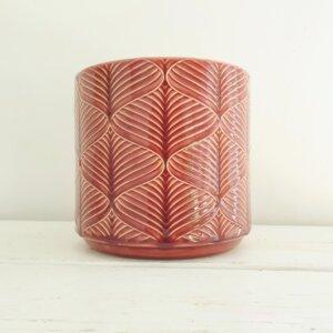 Wavy Pot Cover - Berry Large
