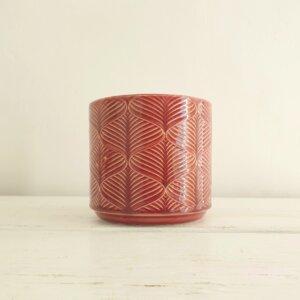 Wavy Pot Cover - Berry