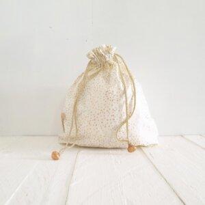 Vanilla Confetti Fabric Gift Bag Large
