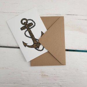 I Love You Anchor Greetings Card