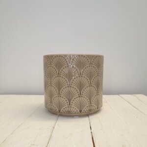 Large Grey Arches Pot Cover