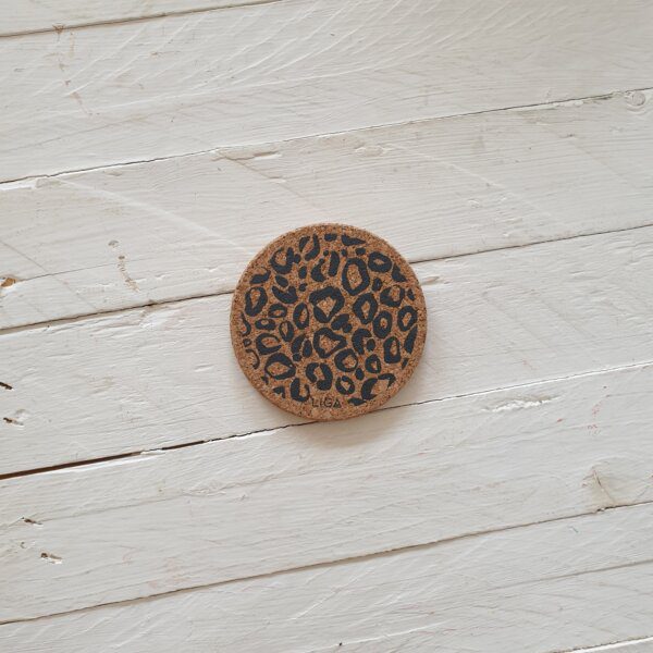 Leopard Cork Coasters