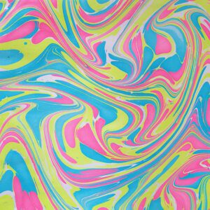 Marble Gift Wrap - Neon