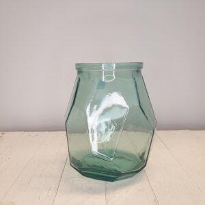 Recycled Glass Storage Jar Clear