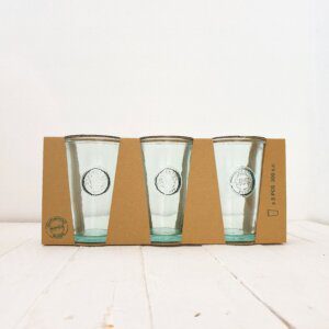 Recycled Glass Tumblers (Pack of 3)