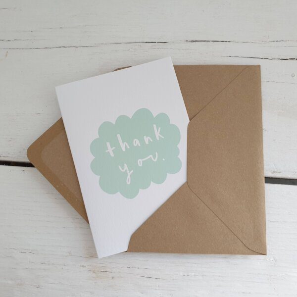 Thank You Bubble Greetings Card