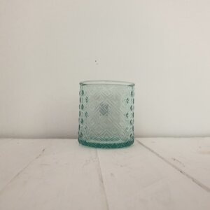 Recycled Glass Textured Tumbler Clear by Jarapa