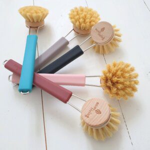 Dish Brush- Natural Colours by EcoLiving