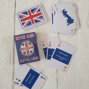British Slang Lingo Playing Cards