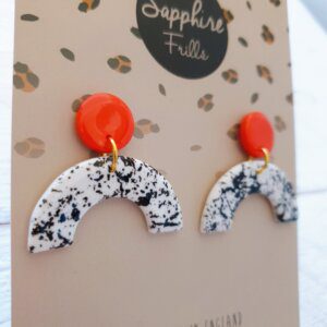 Arch Dangle Earrings by Sapphire Frills
