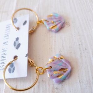 Shell Dangle Earrings by Sapphire Frills