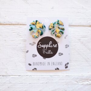 Monstera Leaf Stud Earrings by Sapphire Frills