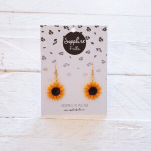 Sunflower Earrings by Sapphire Frills