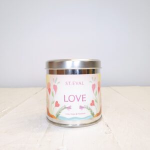 Love St Eval Tinned Candle