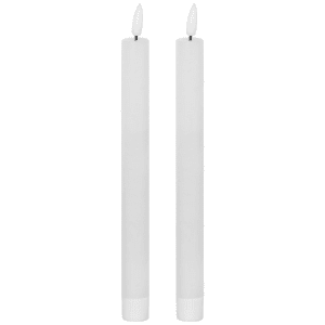 White - Set Of 2 LED Candles