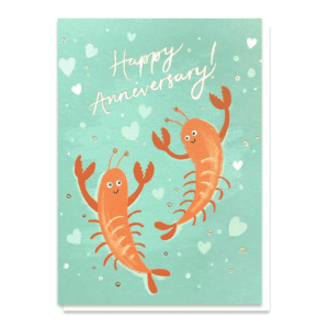 Happy Anniversary Lobsters Card