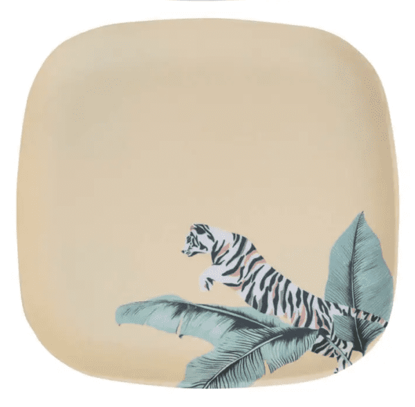 Tiger Bamboo Plate